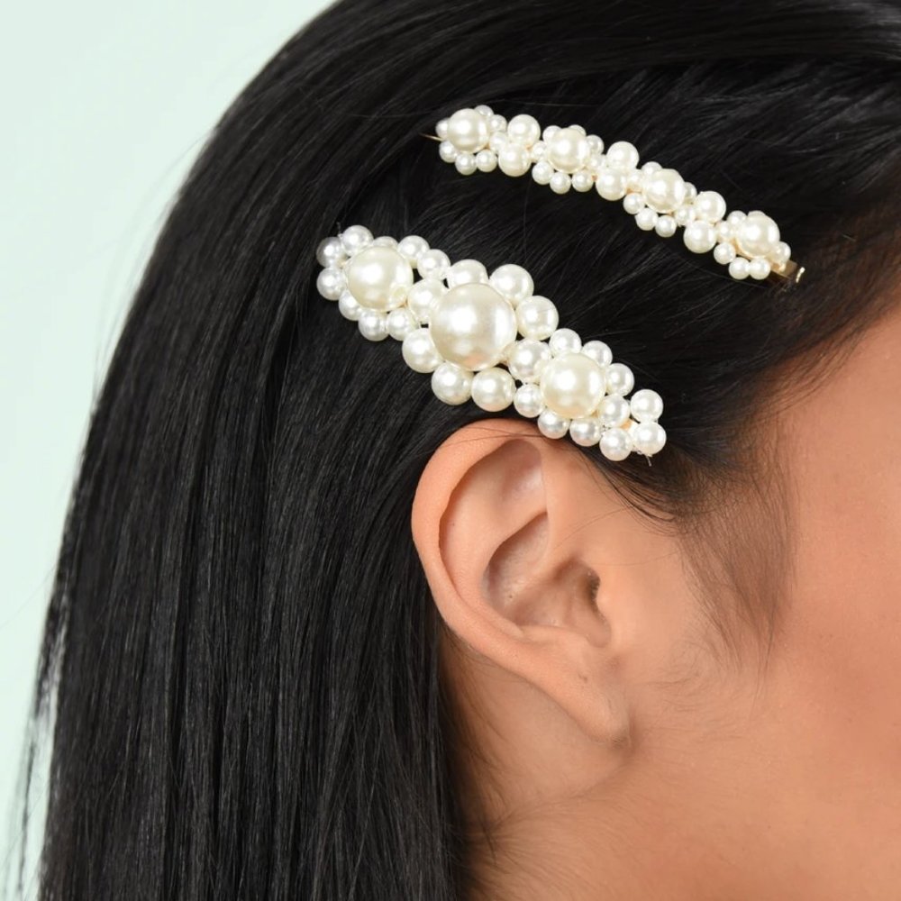 Pearl Bobby Pin Hair Clips